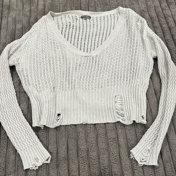 DL1961 Distressed Sweater - Picture 1 of 6